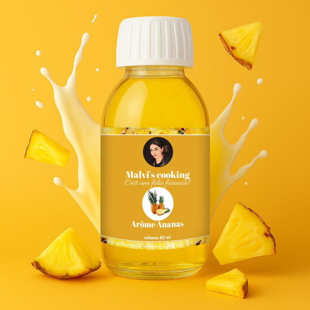 Arôme alimentaire Ananas MALVIS COOKING – idéal pour gâteau à l’ananas