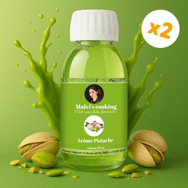 Arôme pistache x2 – Pack Nutissimo -20% Malvi’s Cooking