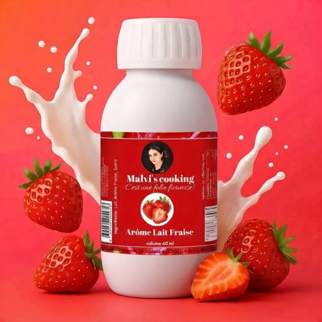 Arôme lait Fraise Intense